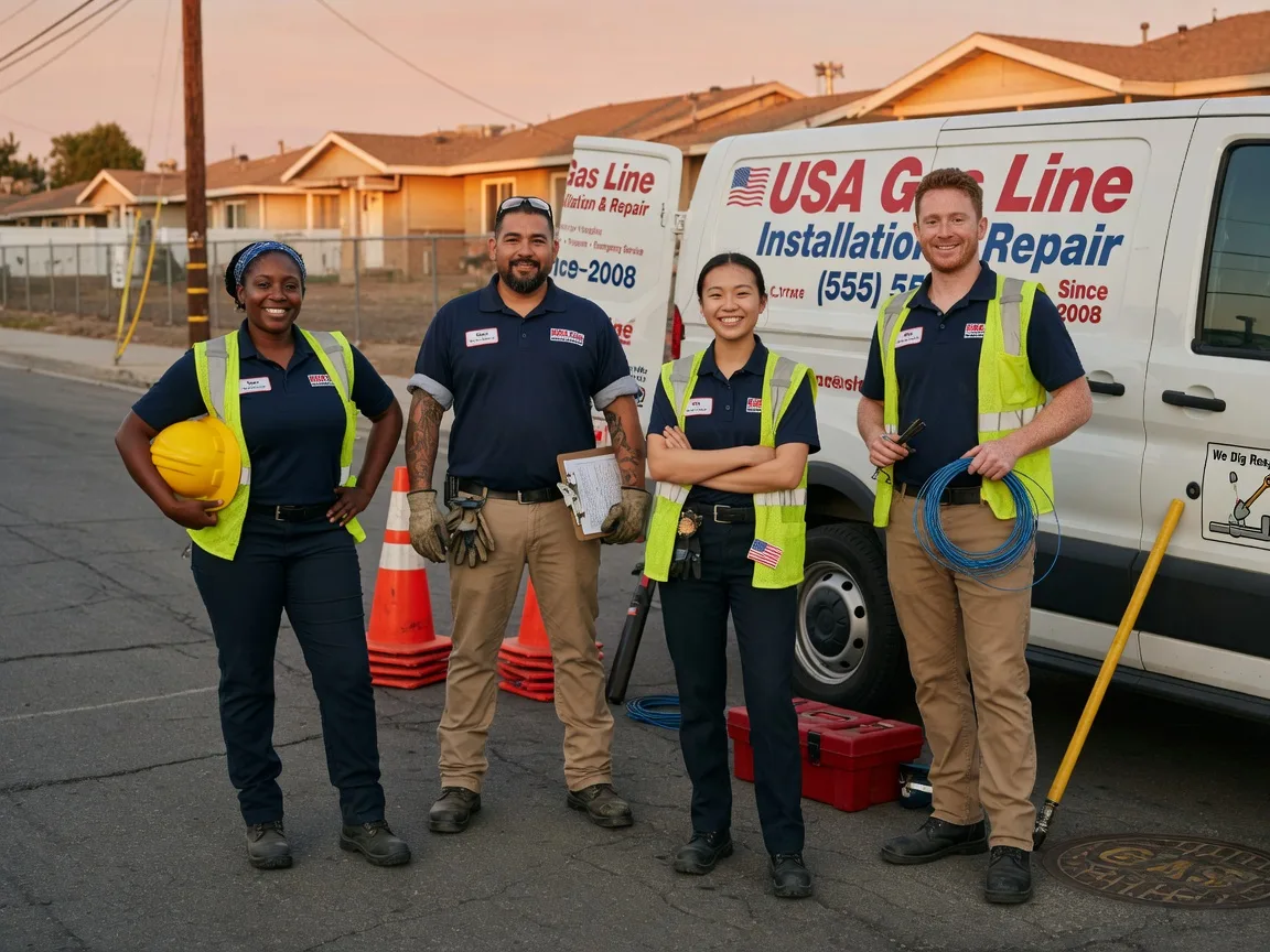 Gas Line Installation company in La Harpe, KS